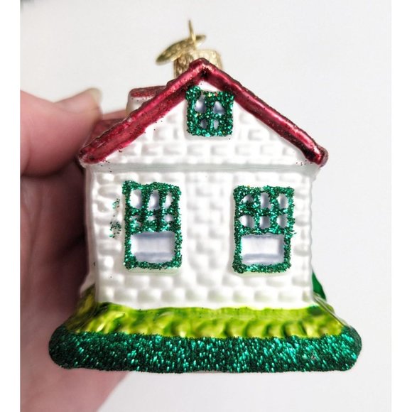 Cozy Cottage Old World Christmas Ornament - Picture 4 of 5